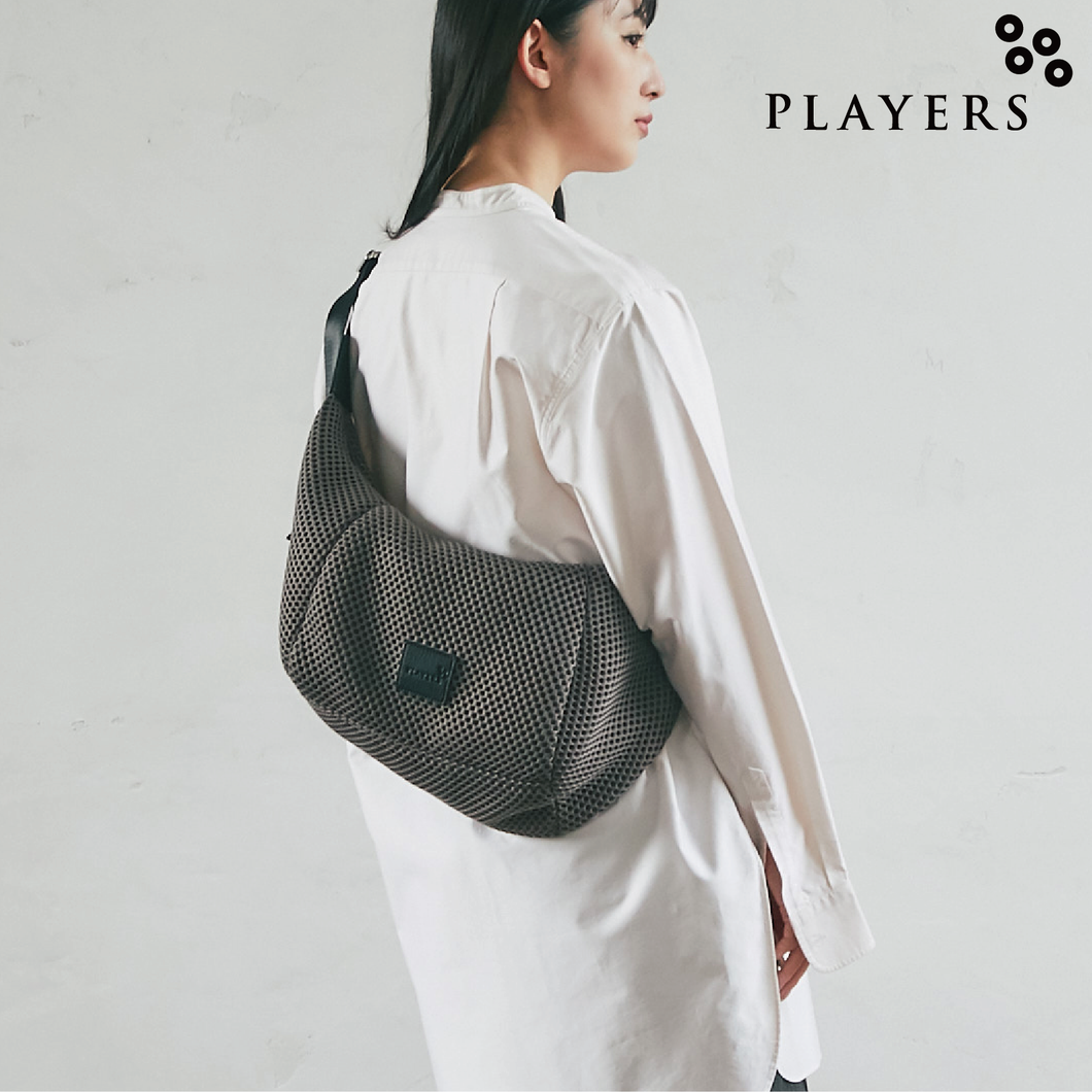 エアメッシュボディーバッグ #912b グレージュ – INTERMODE KAWABE