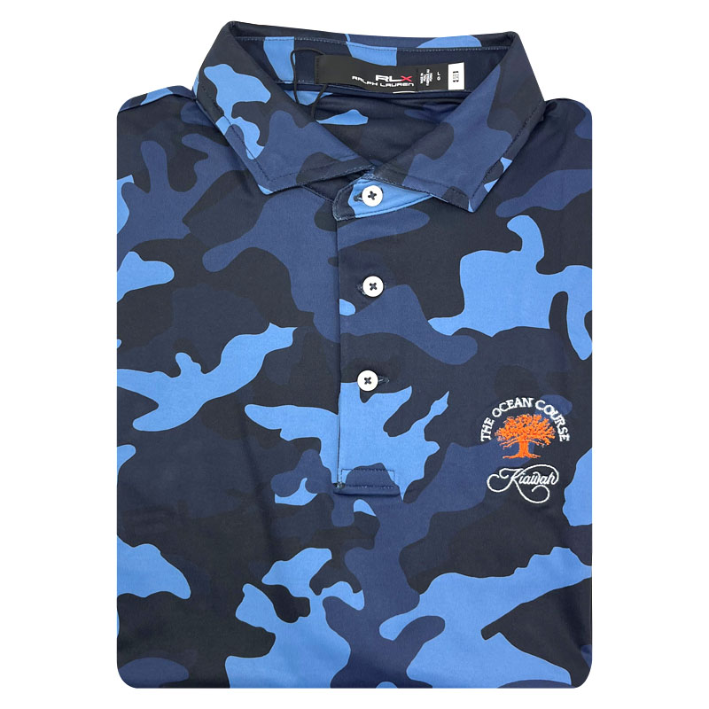 Ralph Lauren RLX Camo Driver Airflow Jersey Polo - Kiawah Island
