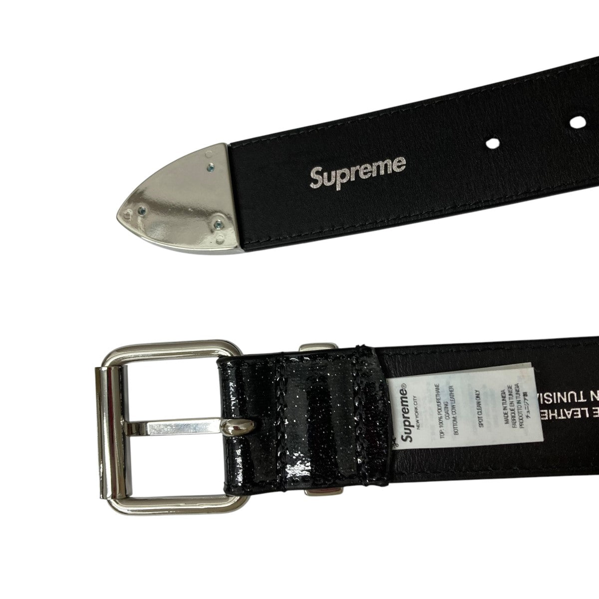 Supreme(シュプリーム) Glitter Vinyl Ranger Belt コーティングレザー