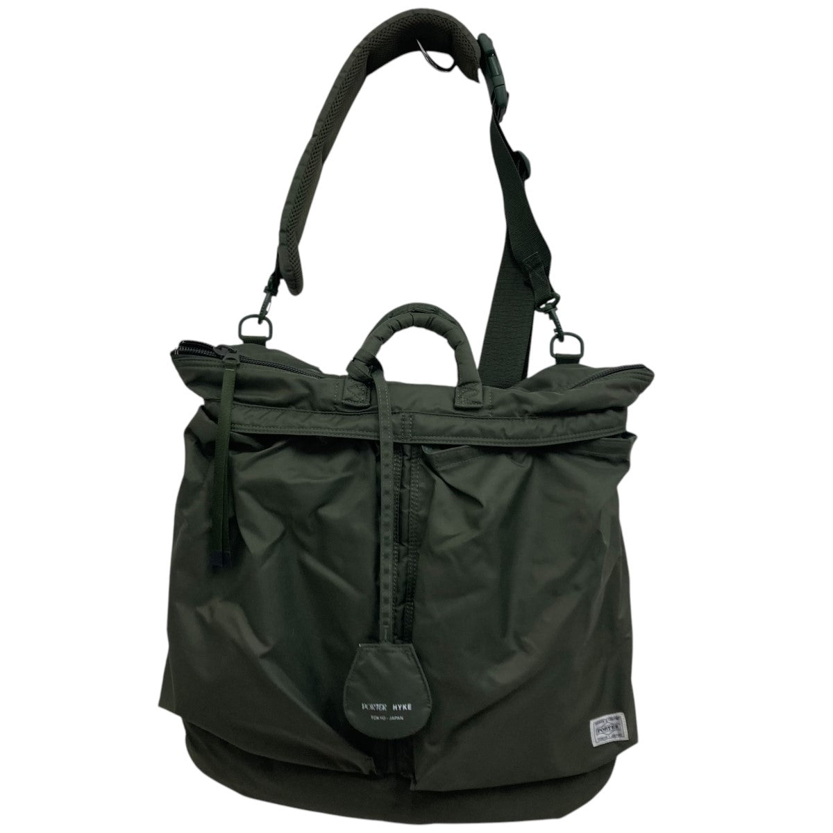 HYKE×PORTER HELMET BAGヘルメットバッグ オリーブ｜【公式】カインド
