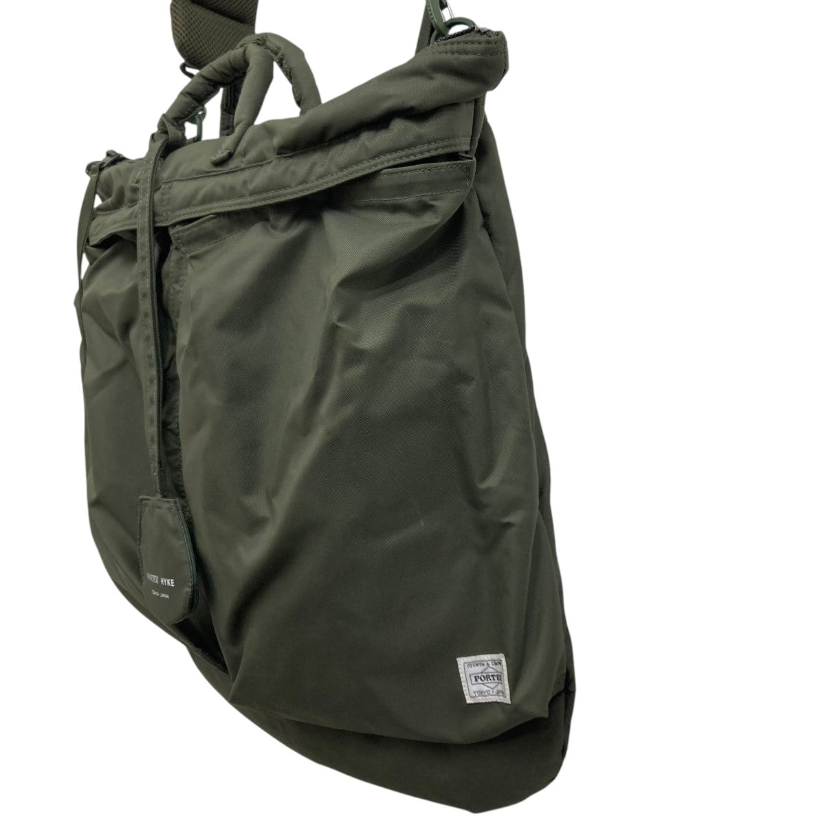 HYKE×PORTER HELMET BAGヘルメットバッグ オリーブ｜【公式】カインド