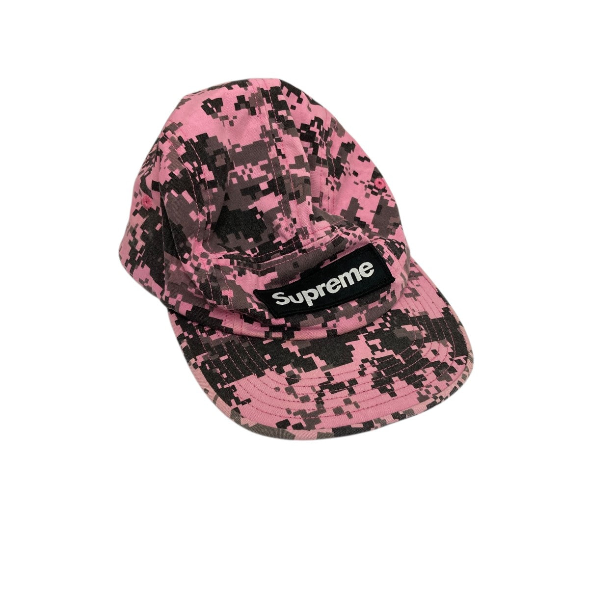 Supreme(シュプリーム) NYCO Twill Camp Cap迷彩キャップ ピンク