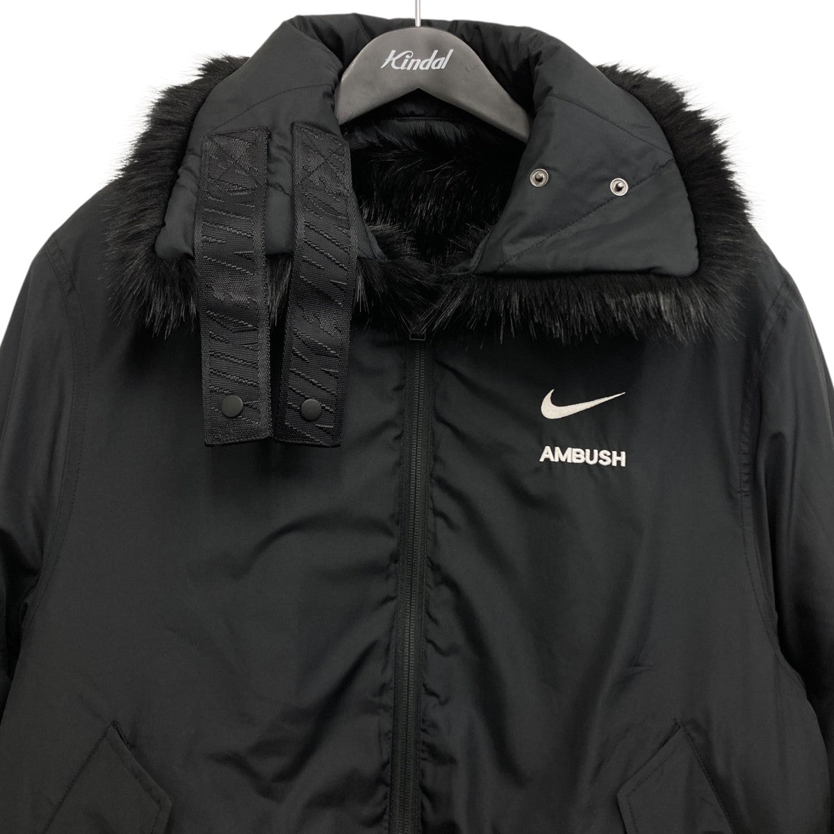 NIKE×AMBUSH Reversible Faux Fur Coat リバーシブルフェイクファー
