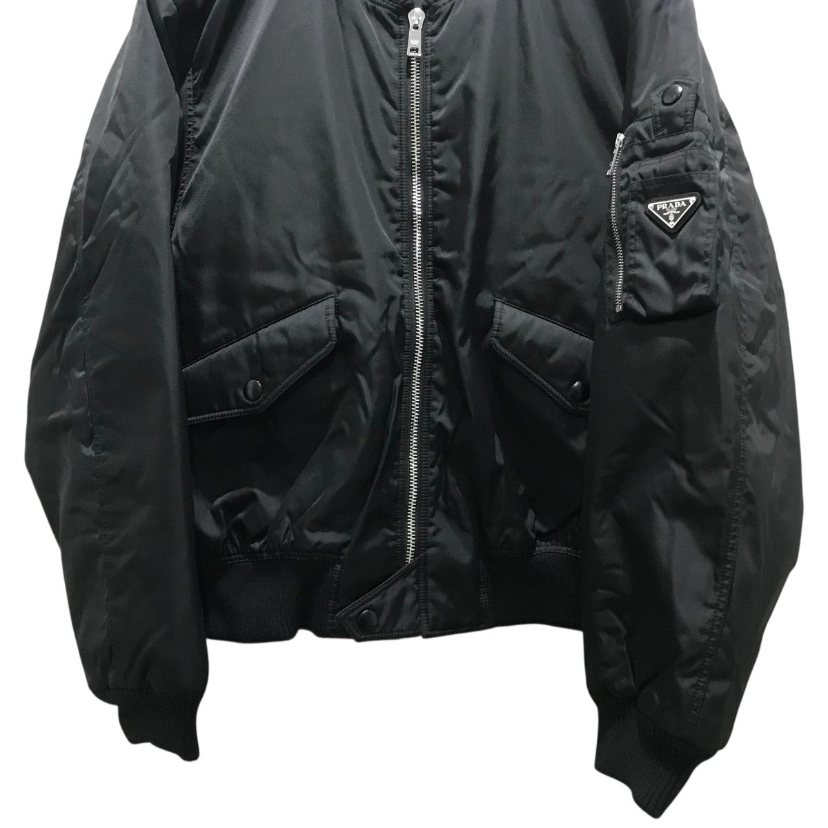 PRADA(プラダ) RE-NYLON中綿ボンバージャケットSGC824 SGC824 ブラック