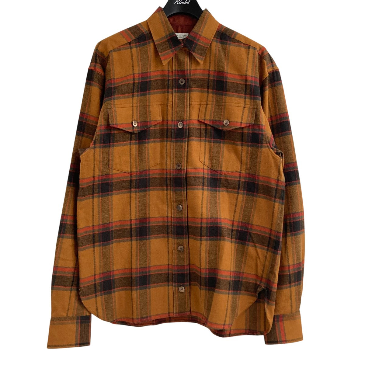 DRIES VAN NOTEN(ドリスヴァンノッテン) 24AWチェックシャツ｢CALENDO