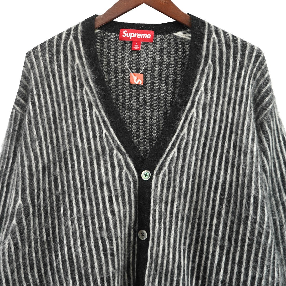 Supreme(シュプリーム) 25SS 2-Tone Mohair Cardiganストライプ