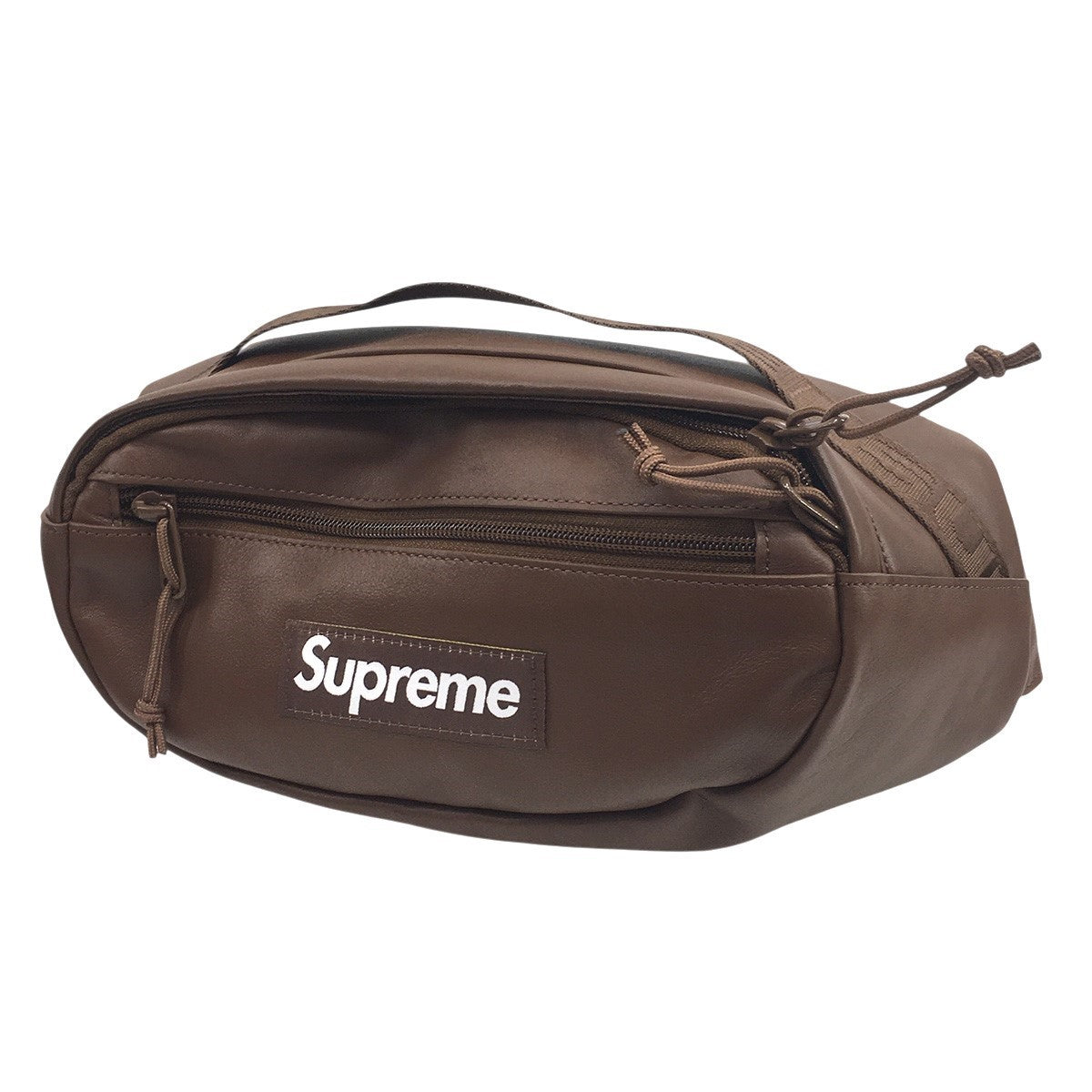 Supreme(シュプリーム) 24AW Leather Waist Bagボックスロゴ レザー