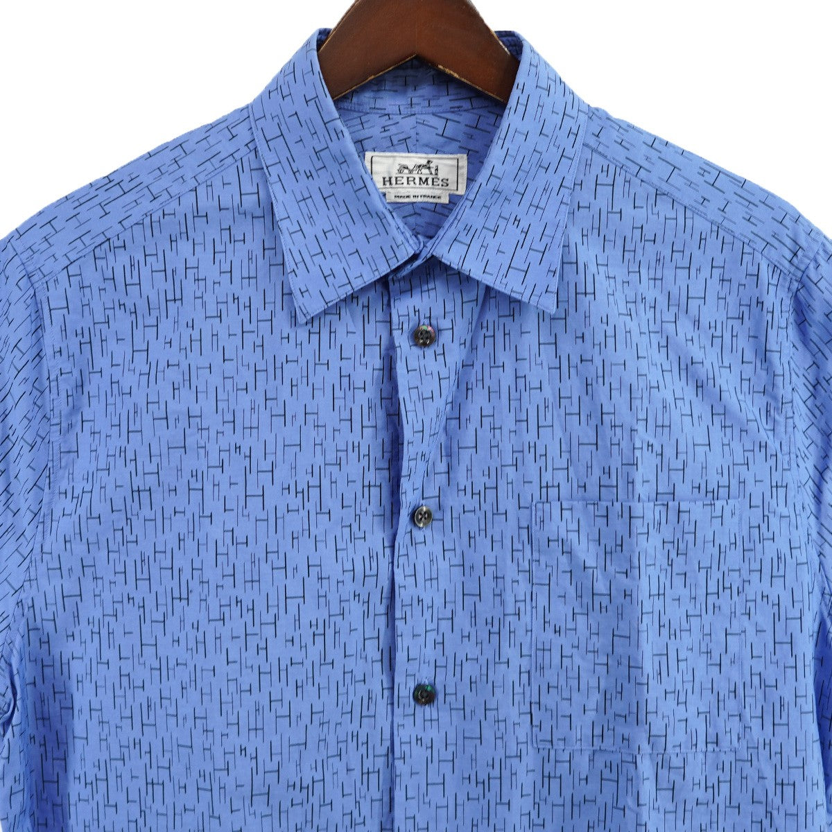 HERMES(エルメス) OLD VINTAGE オールド ヴィンテージ H 総柄 半袖