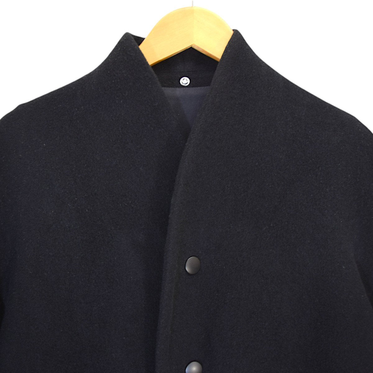 the sakaki(ザサカキ) stadium jumperノーカラー ウール スタジャン