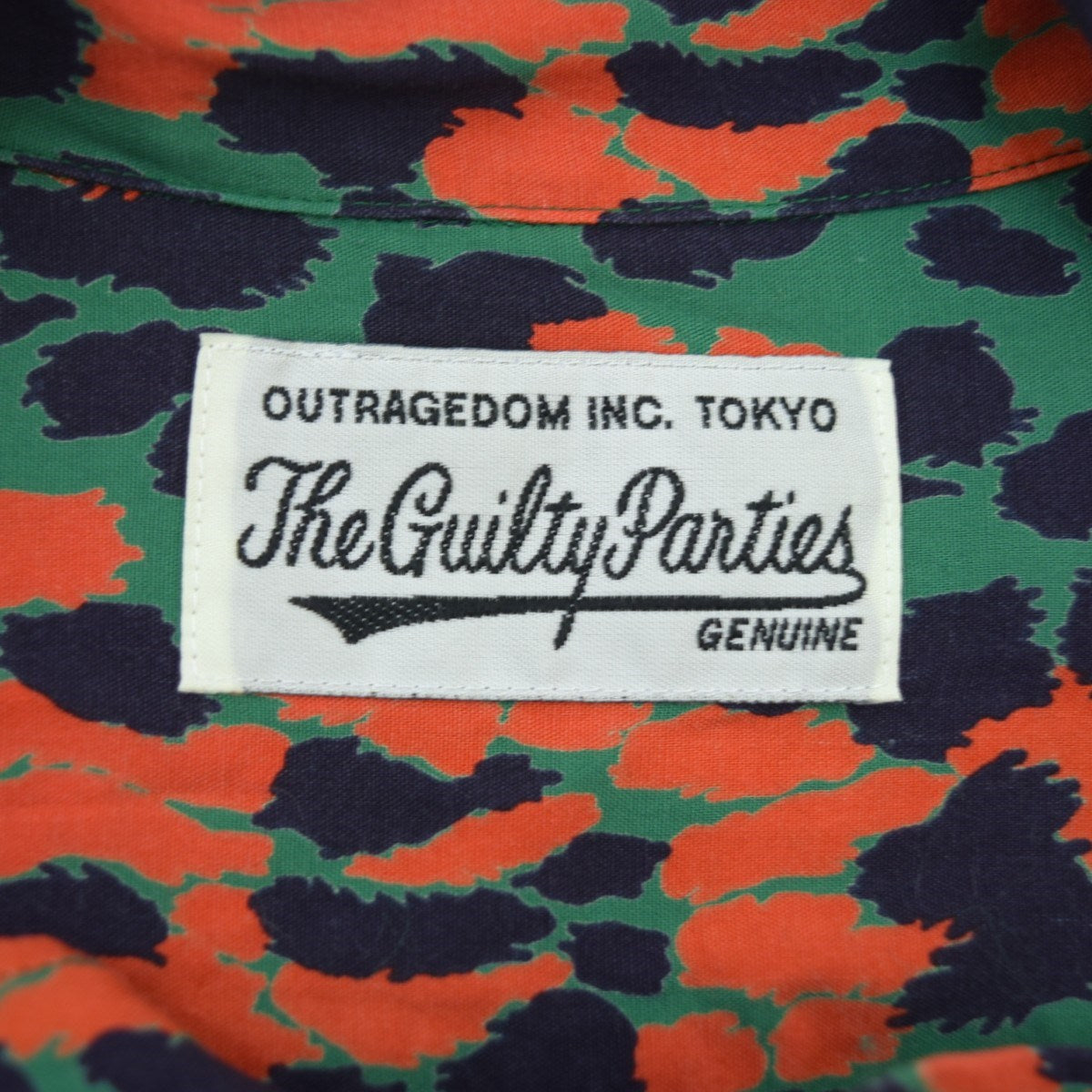 WACKO MARIA(ワコマリア) LEOPARD HAWAIIAN SHIRT LSレオパード