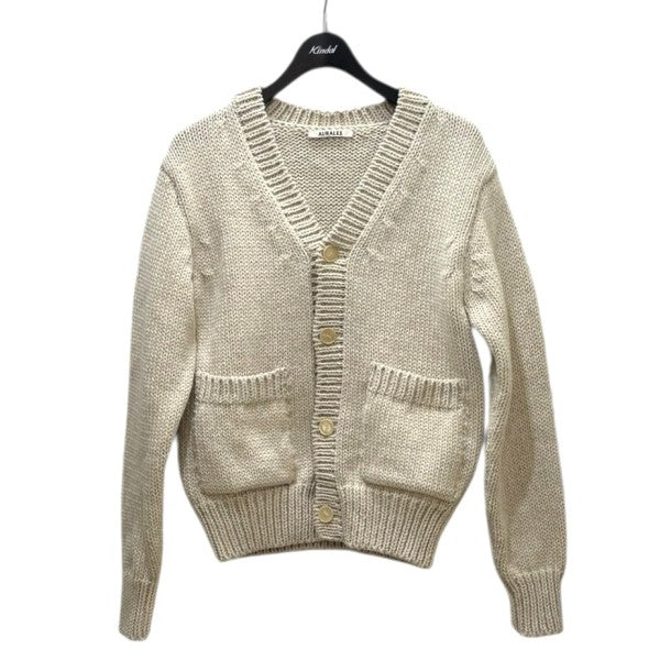 AURALEE(オーラリー) 2025AW WOOL CASHMERE FELTED KNIT CARDIGAN