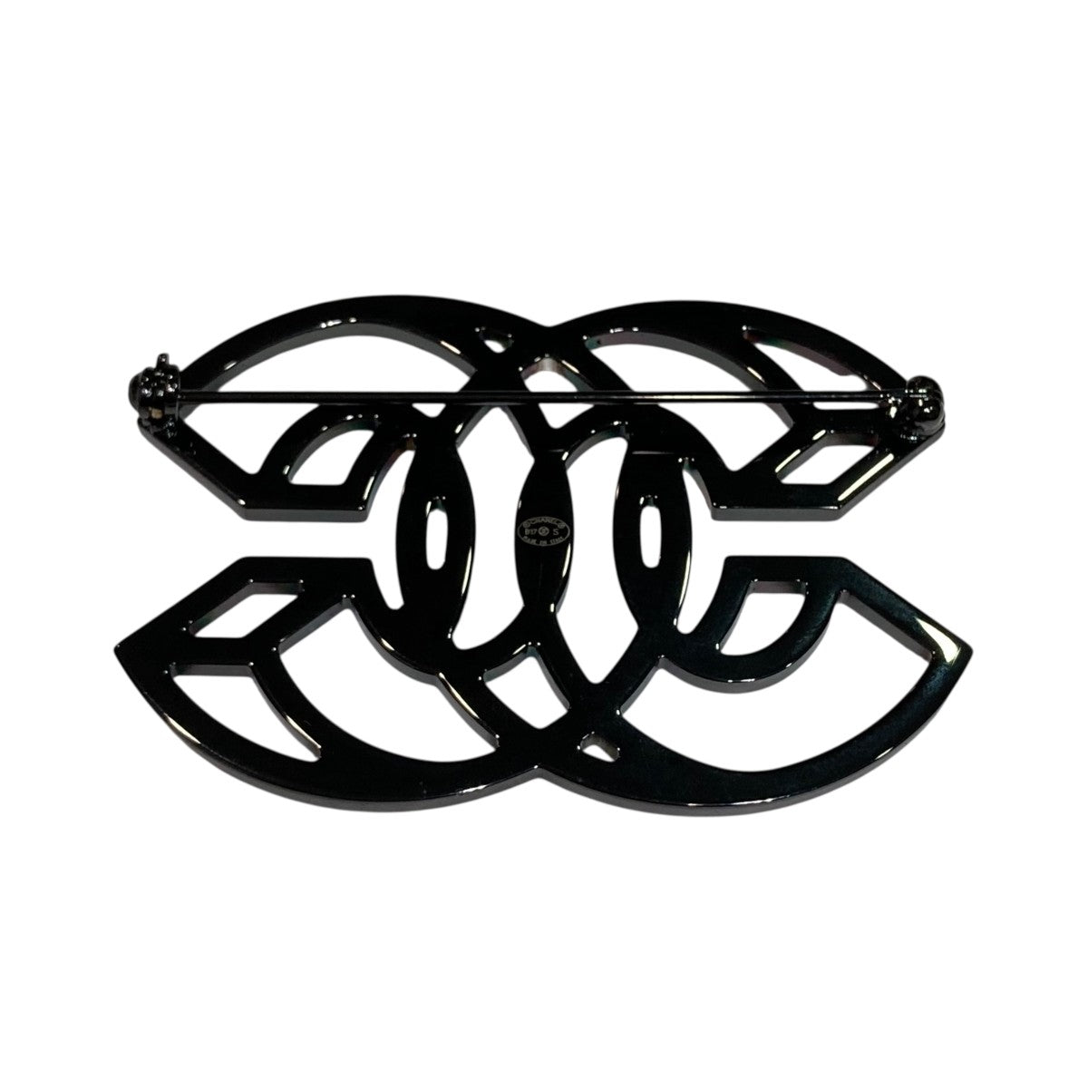 CHANEL(シャネル) ラインストーンココマークブローチB17S B17S レッド