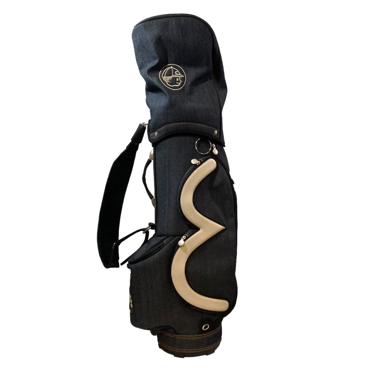 EVISU(エヴィス) デニムキャディバッグゴルフバッグ インディゴ