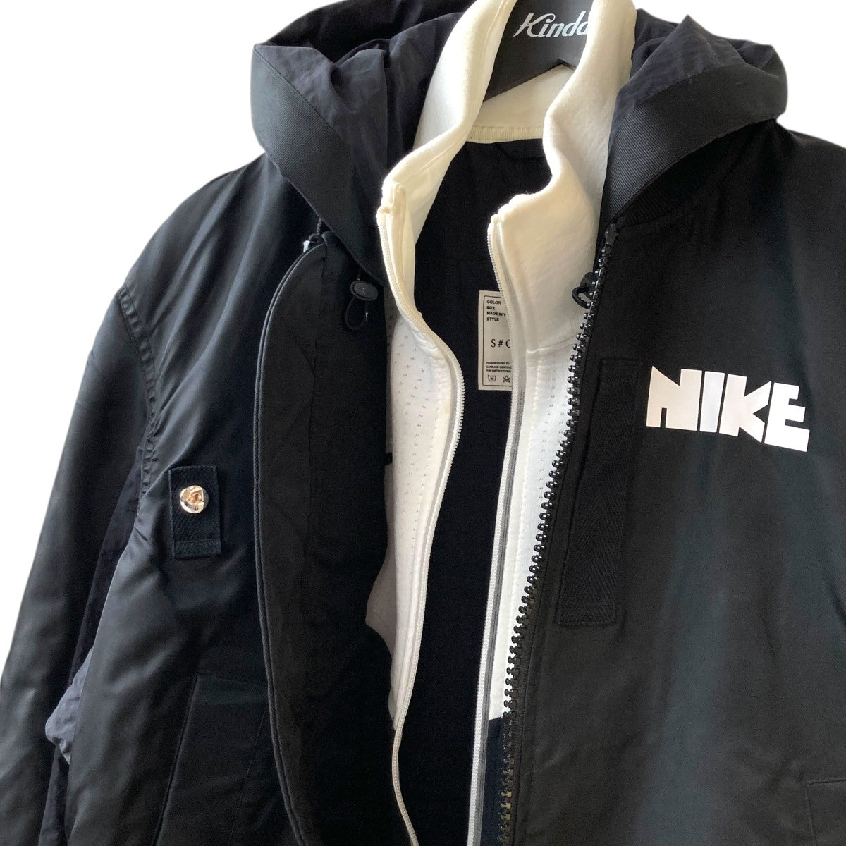sacai×NIKE NRG LAYERED JKTレイヤードジャケットCZ4697-010 CZ4697