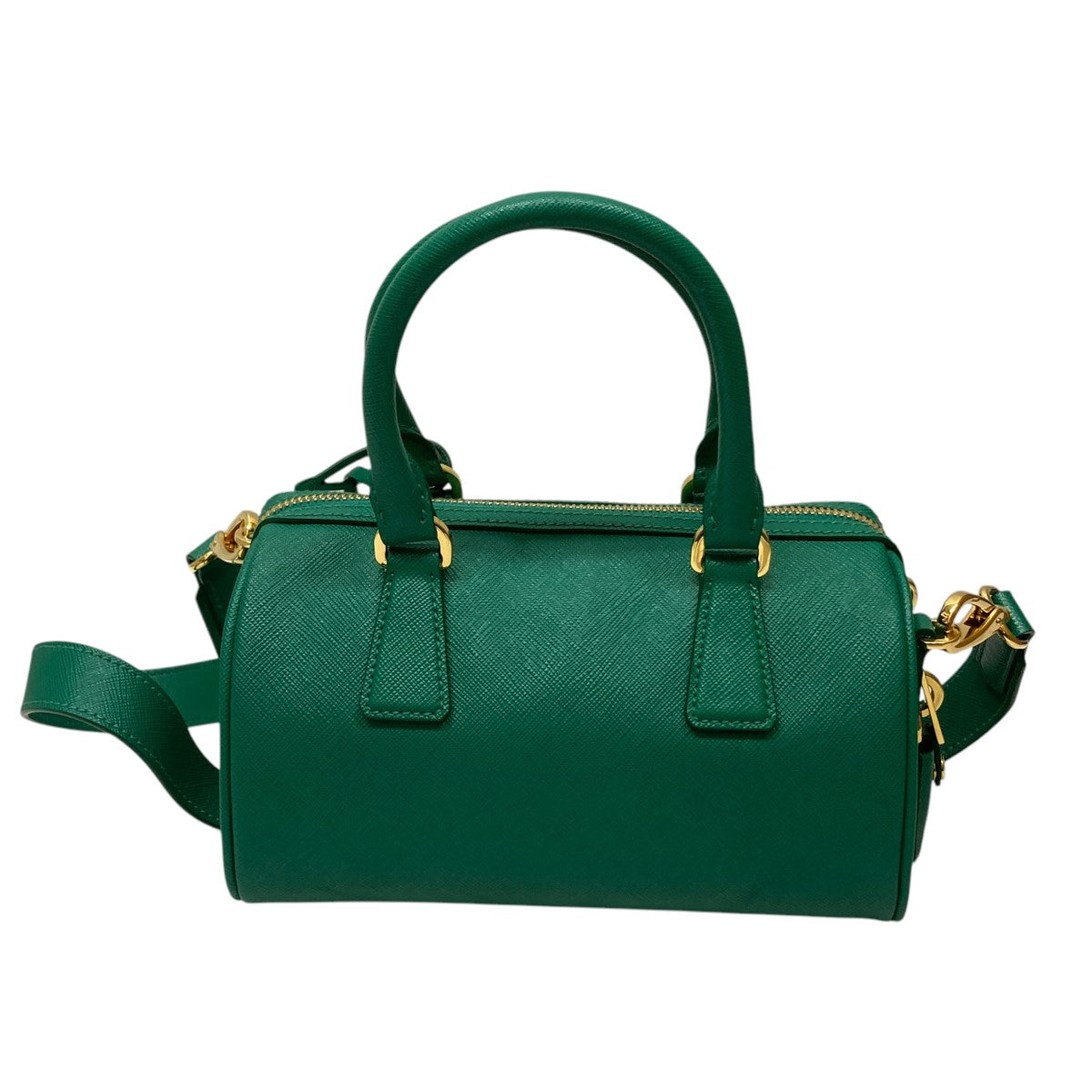 PRADA(プラダ) サフィアーノレザーショルダーバッグ グリーン｜【公式