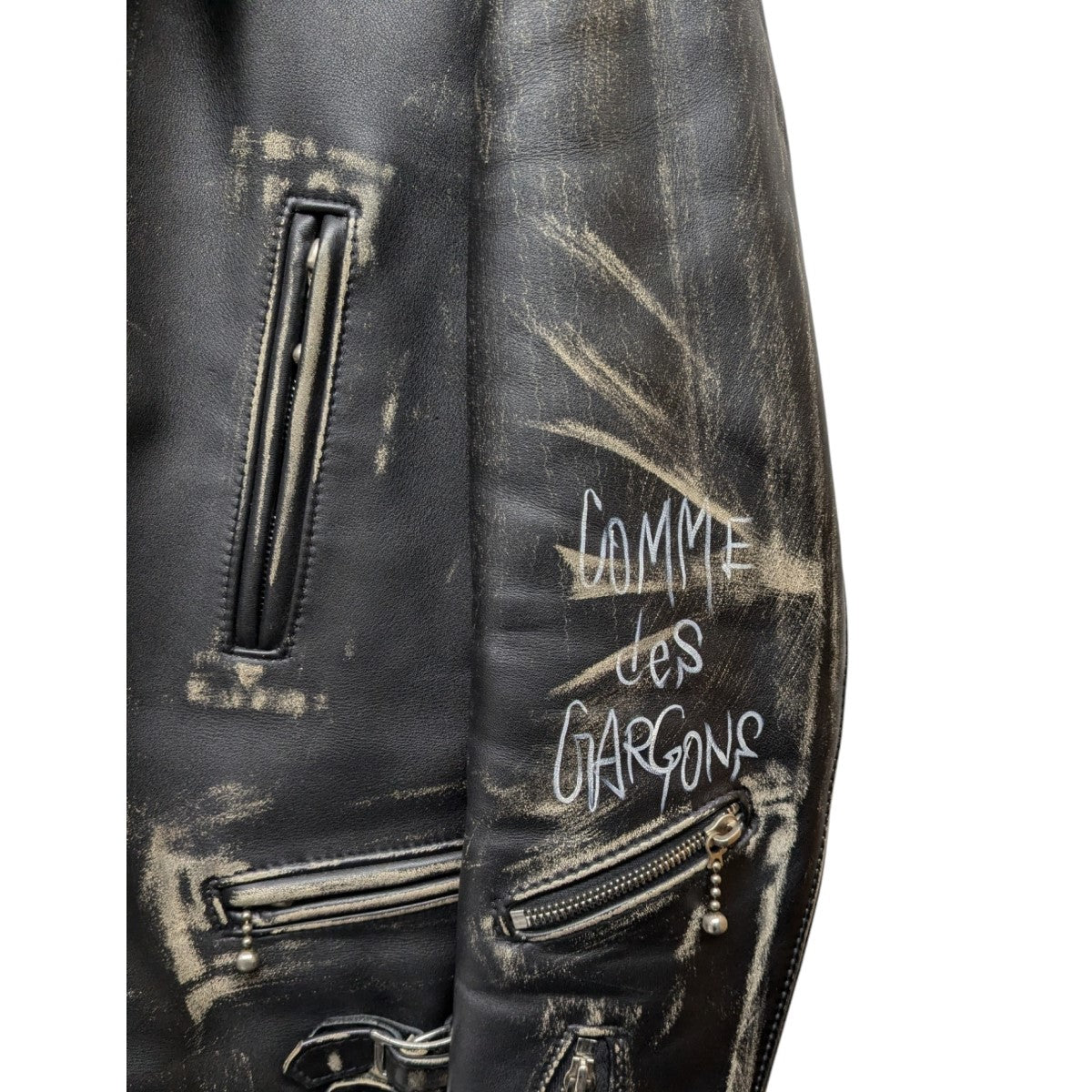 COMME des GARCONS×Lewis Leathers 青山限定「LIGHTNING」ペイント