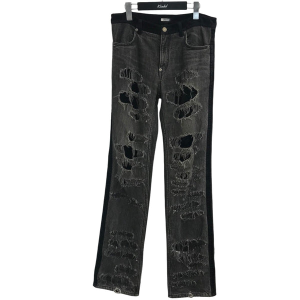 UNDERCOVER(アンダーカバー) 02AW「魔女期」クラッシュデニムパンツ