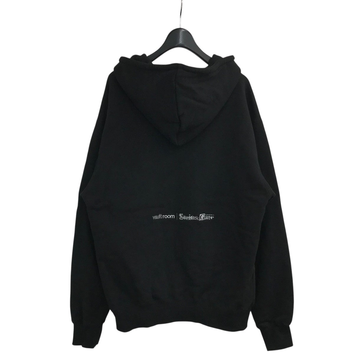 VAULTROOM×Steins;Gate プルオーバーパーカー ブラック サイズ M