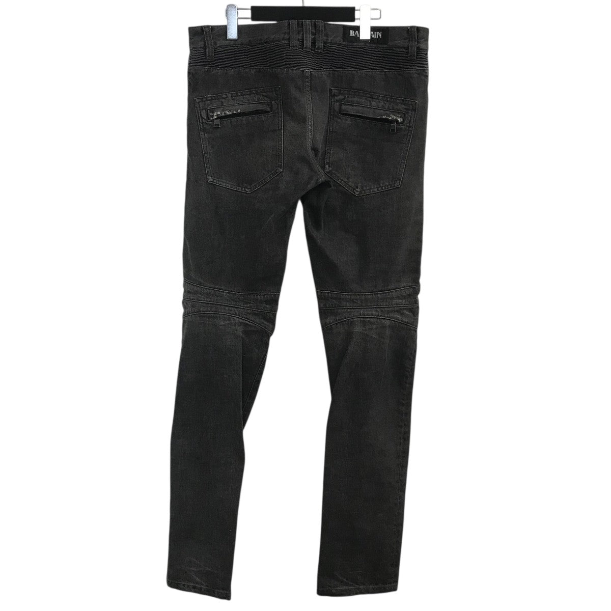 BALMAIN(バルマン) バイカーデニムパンツ ブラック サイズ 32｜【公式