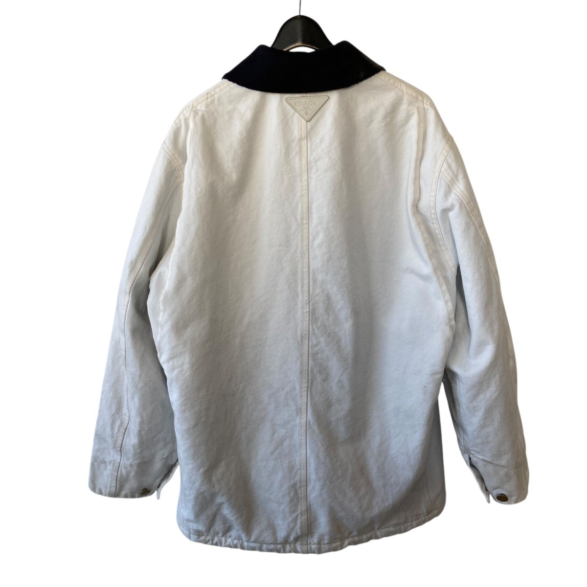 PRADA(プラダ) 24AWCANVAS OLD ダメージ加工ジャケットSGC675 SGC675