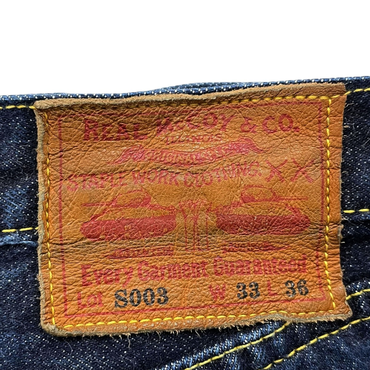 THE REAL McCOY'S(リアルマッコイズ) デニムパンツ 大戦モデル S003