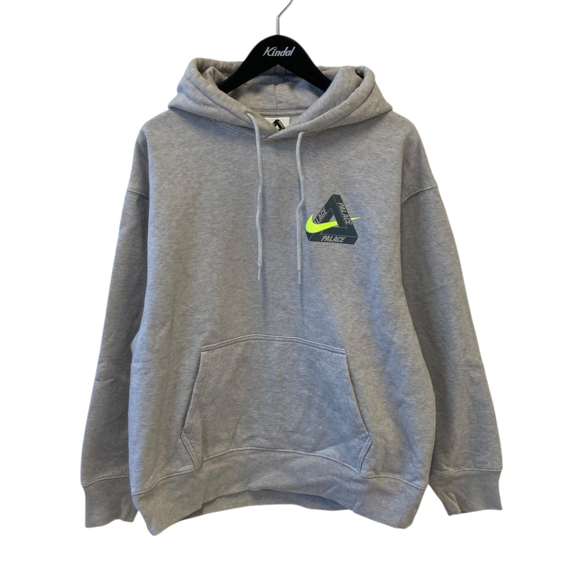 PALACE×NIKE PALACE NIKE TRI SWOOSH HOODパーカー ライトグレー