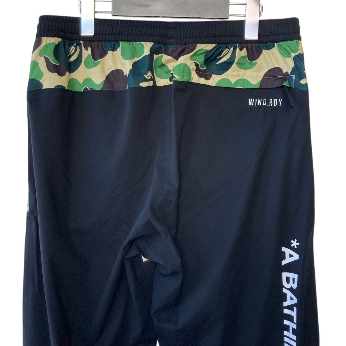 A BATHING APE×adidas WIND RDY パンツソフトシェルジョガーパンツ