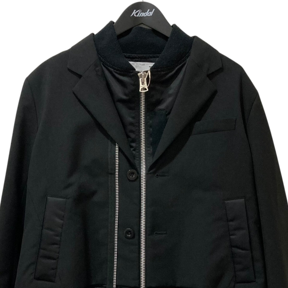 sacai(サカイ) suiting mix ブルゾン22-02784M 22-02784M ブラック