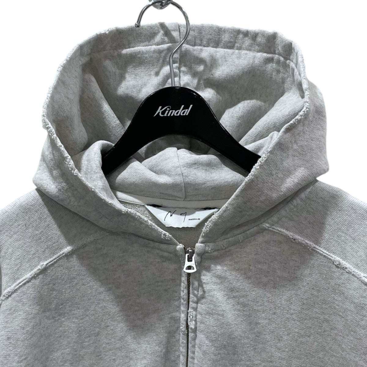 ANCELLM(アンセルム) 25SS ダメージ加工ジップアップパーカー ZIPUP