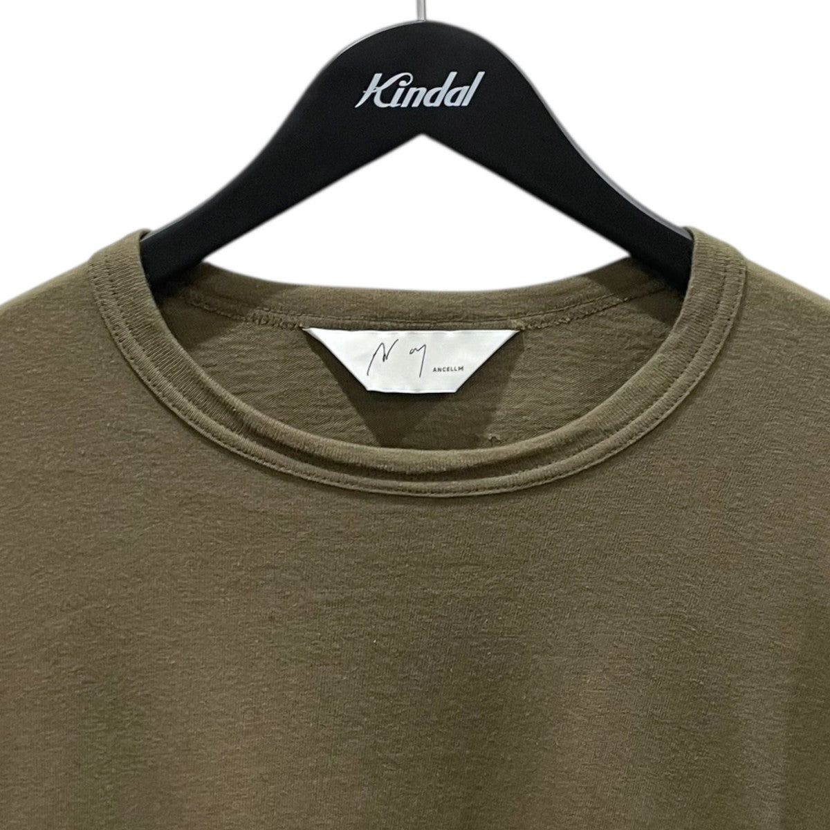 ANCELLM(アンセルム) 長袖カットソー C／R OVER CREWNECK LS T-SHIRT