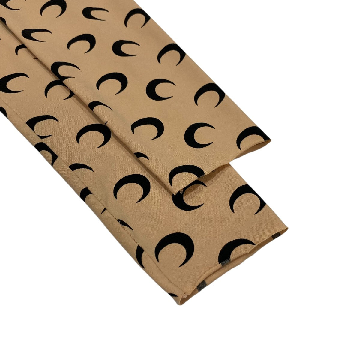 marine serre(マリーンセル) セカンドスキン長袖カットソー ベージュ