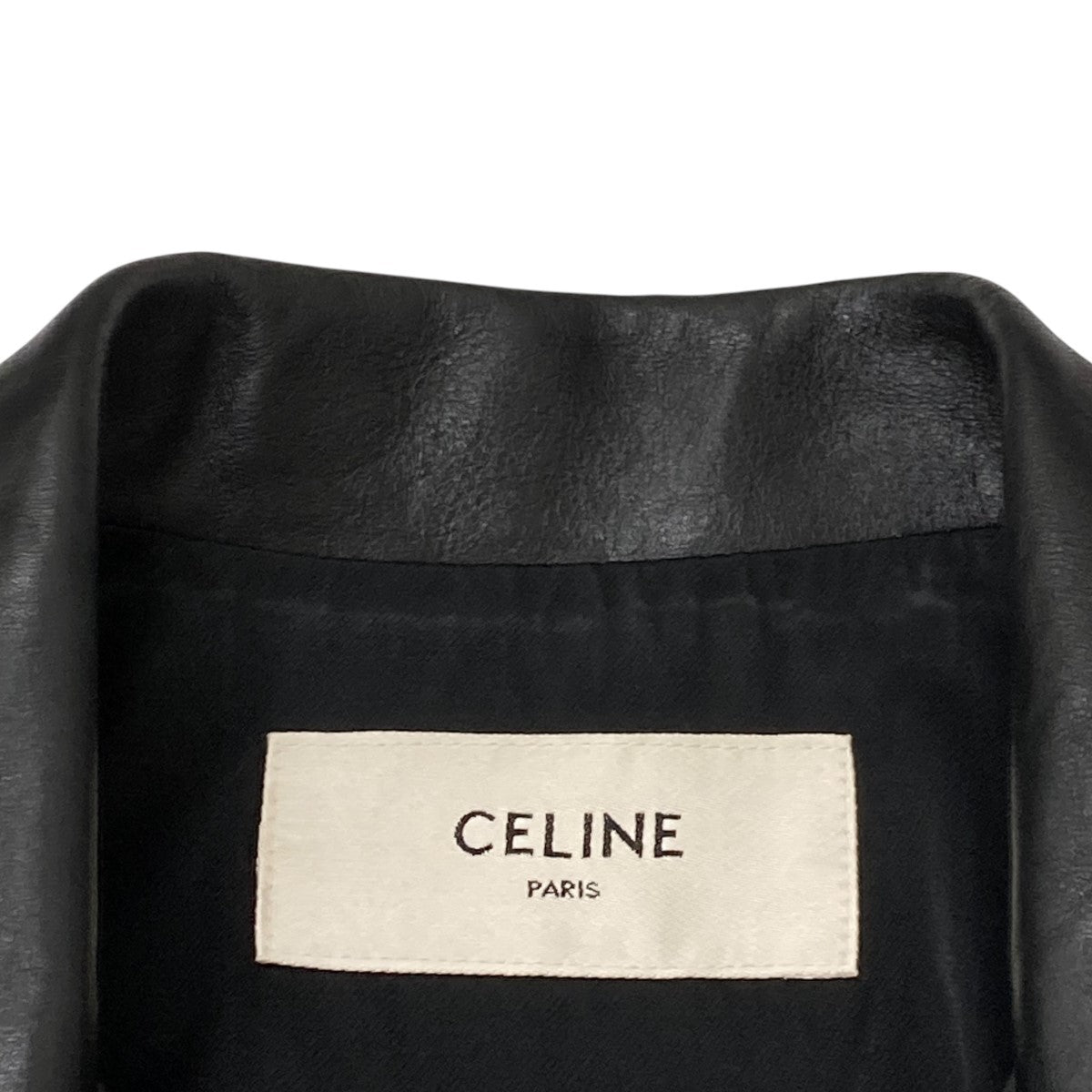 CELINE(セリーヌ) クラシックバイカーレザーライダースジャケット