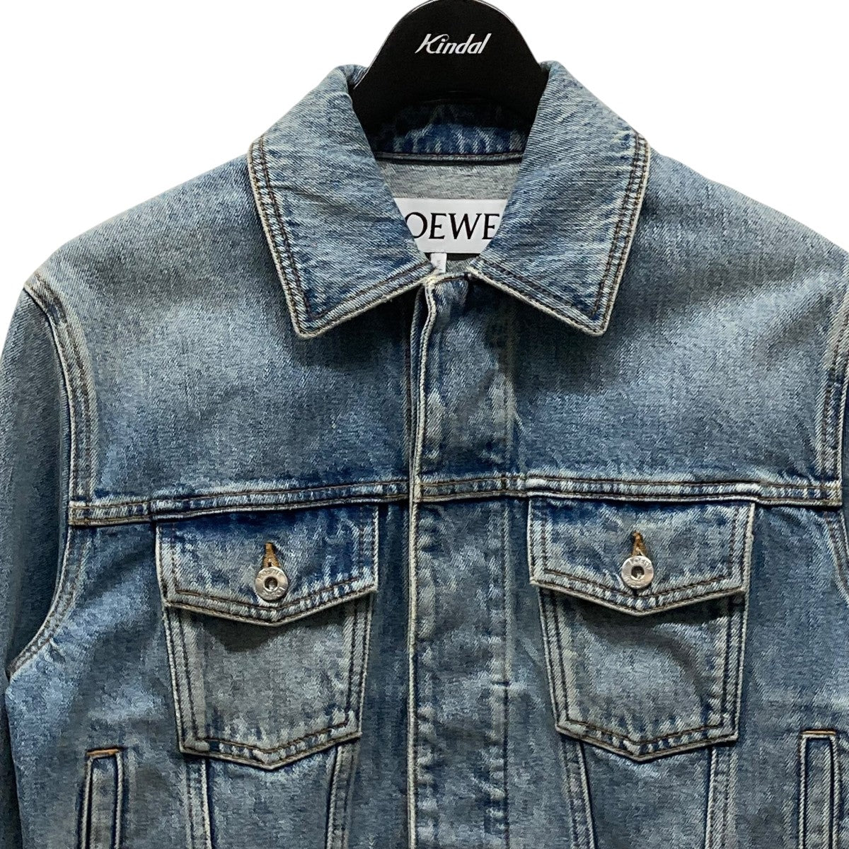 LOEWE(ロエベ) チェーンデニムジャケットデニムジャケットS359Y50X51