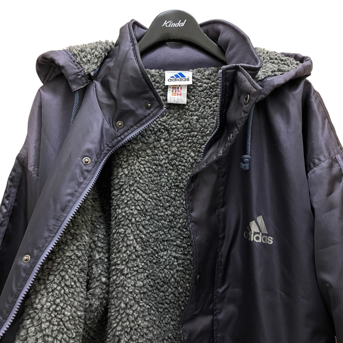 adidas(アディダス) 90's Vintageベンチコート パープル サイズ S