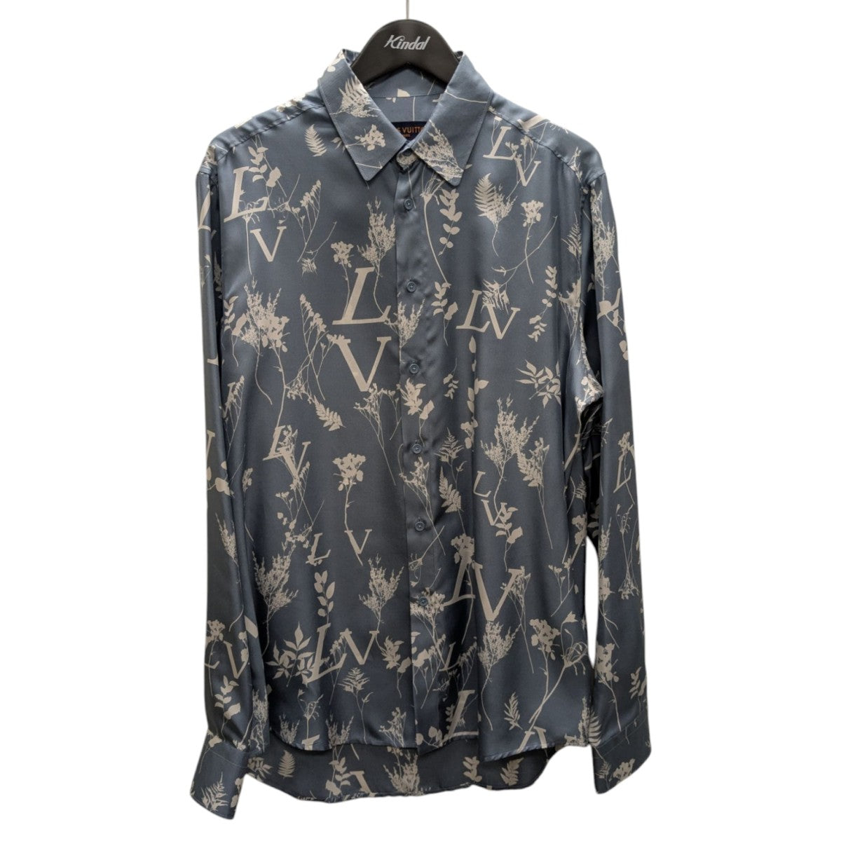 LOUIS VUITTON(ルイヴィトン) LVリーフシルク長袖シャツ RM222Q MD2