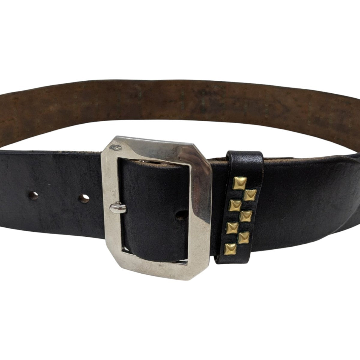 WOLF'S HEAD×HOOK×WTAPS スタッズレザーベルト ブラック｜【公式