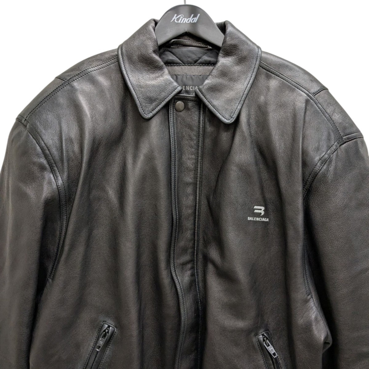 BALENCIAGA(バレンシアガ) Sporty B Taxi Blouson ジップアップレザー