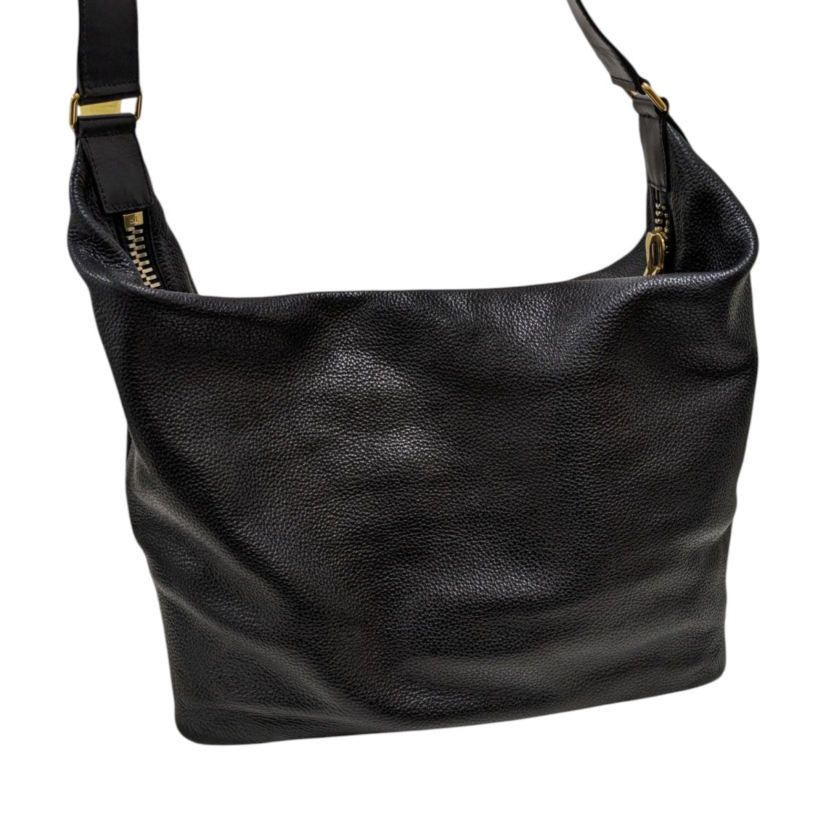 TOM FORD(トムフォード) レザーショルダーバッグ ブラック｜【公式