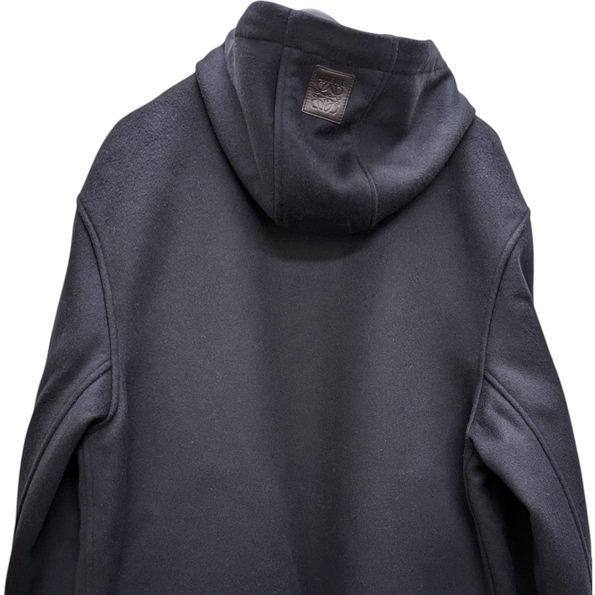 LOEWE(ロエベ) ジップフーデッドコート H526Y01WC7 ネイビー サイズ 44