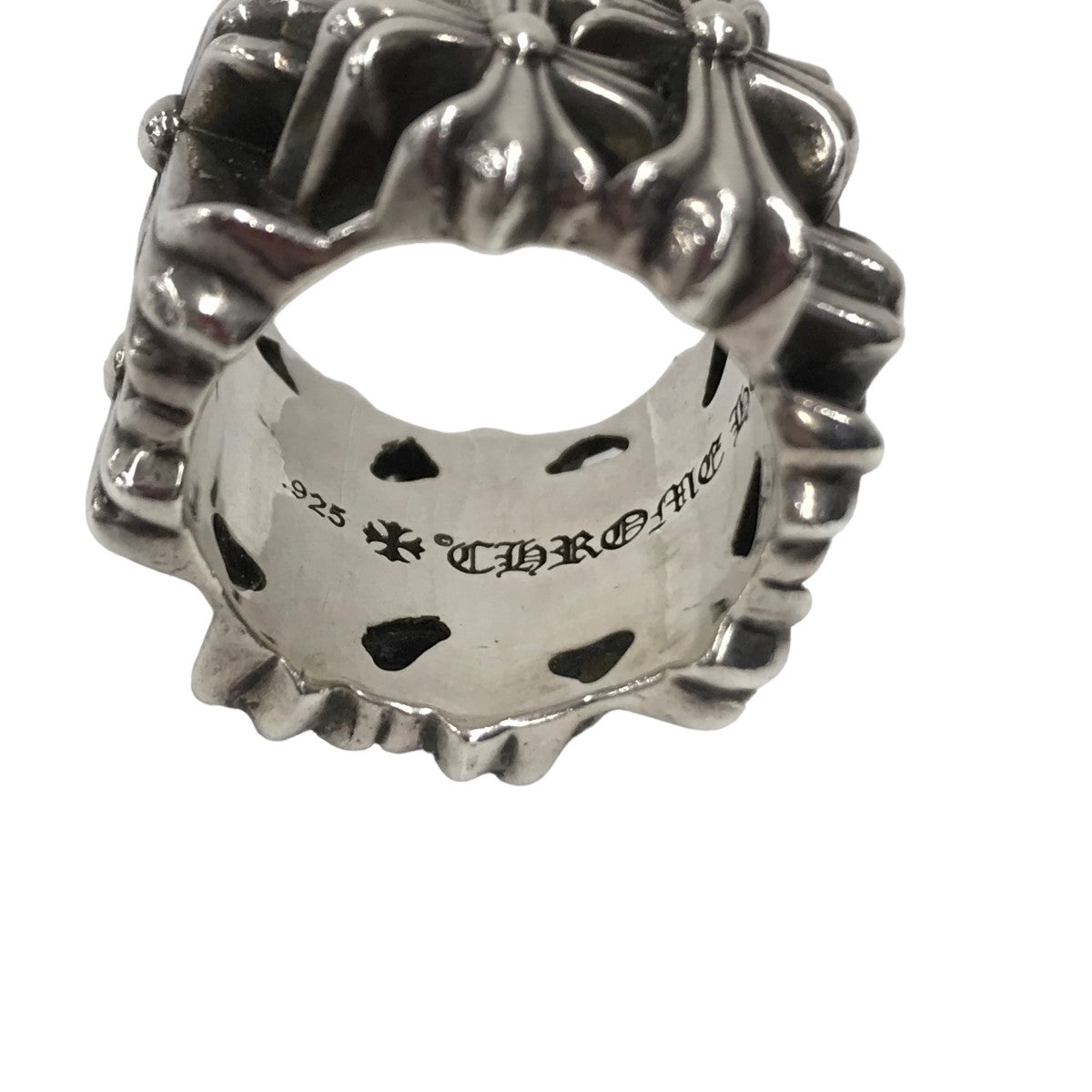 CHROME HEARTS(クロムハーツ) セメタリークロススクエアリング 43．3g