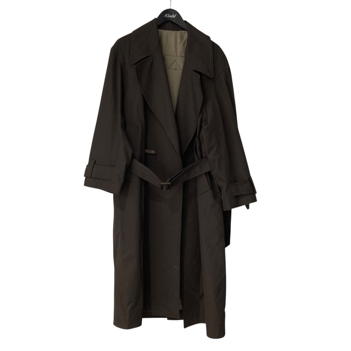 YOKE(ヨーク) WOOL KARSEY DOUBLE BREASTED OVERCOATトレンチコート