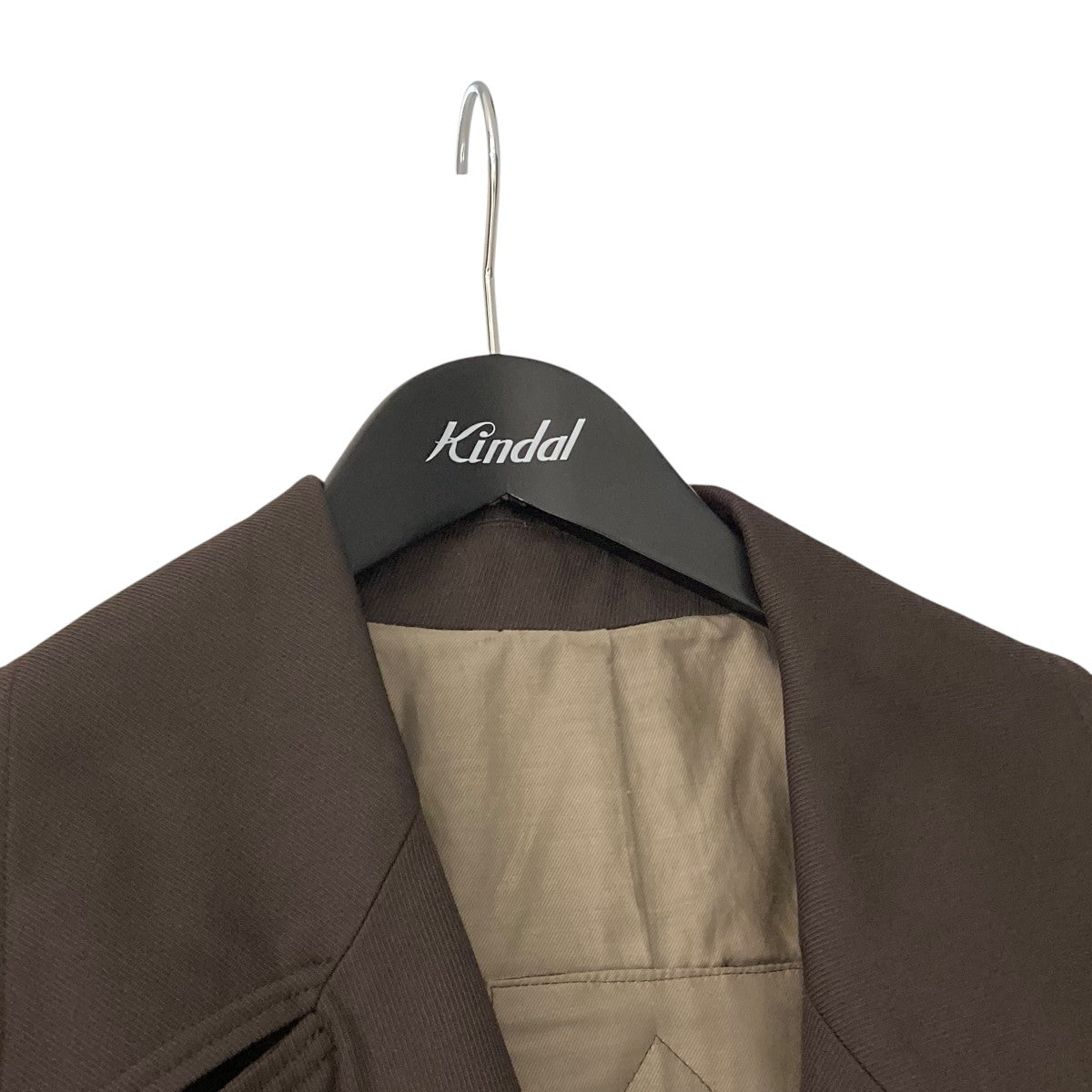 YOKE(ヨーク) WOOL KARSEY DOUBLE BREASTED OVERCOATトレンチコート