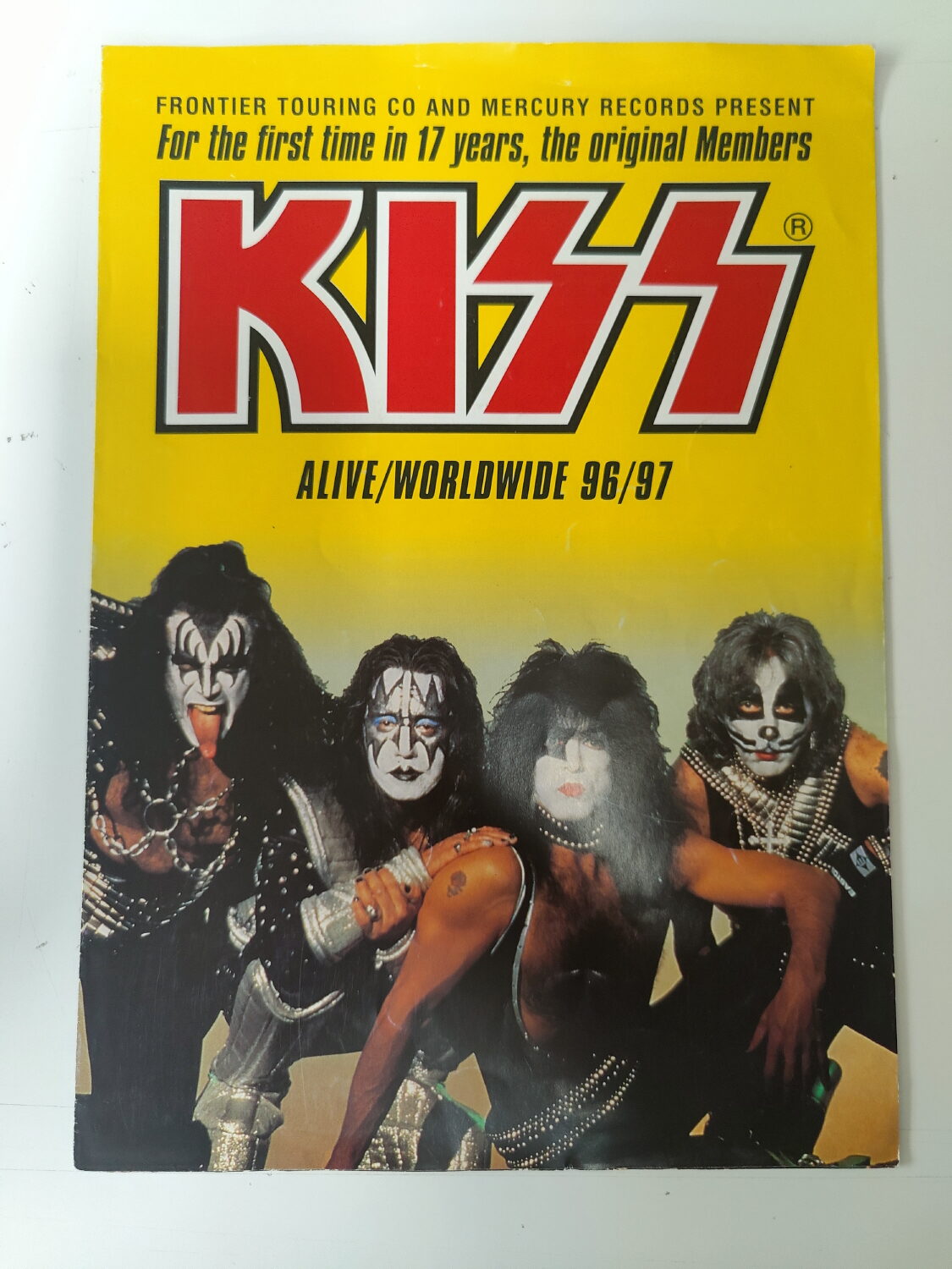 KISS Promo Flyer Alive Worldwide 1996/97 – Eulenspiegel's KISS