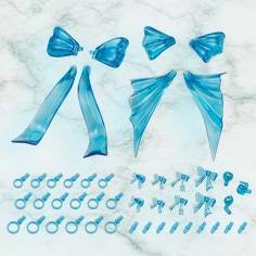 ドレスアップパーツ キュートリボンセット スカイブルーVer.(ドレス