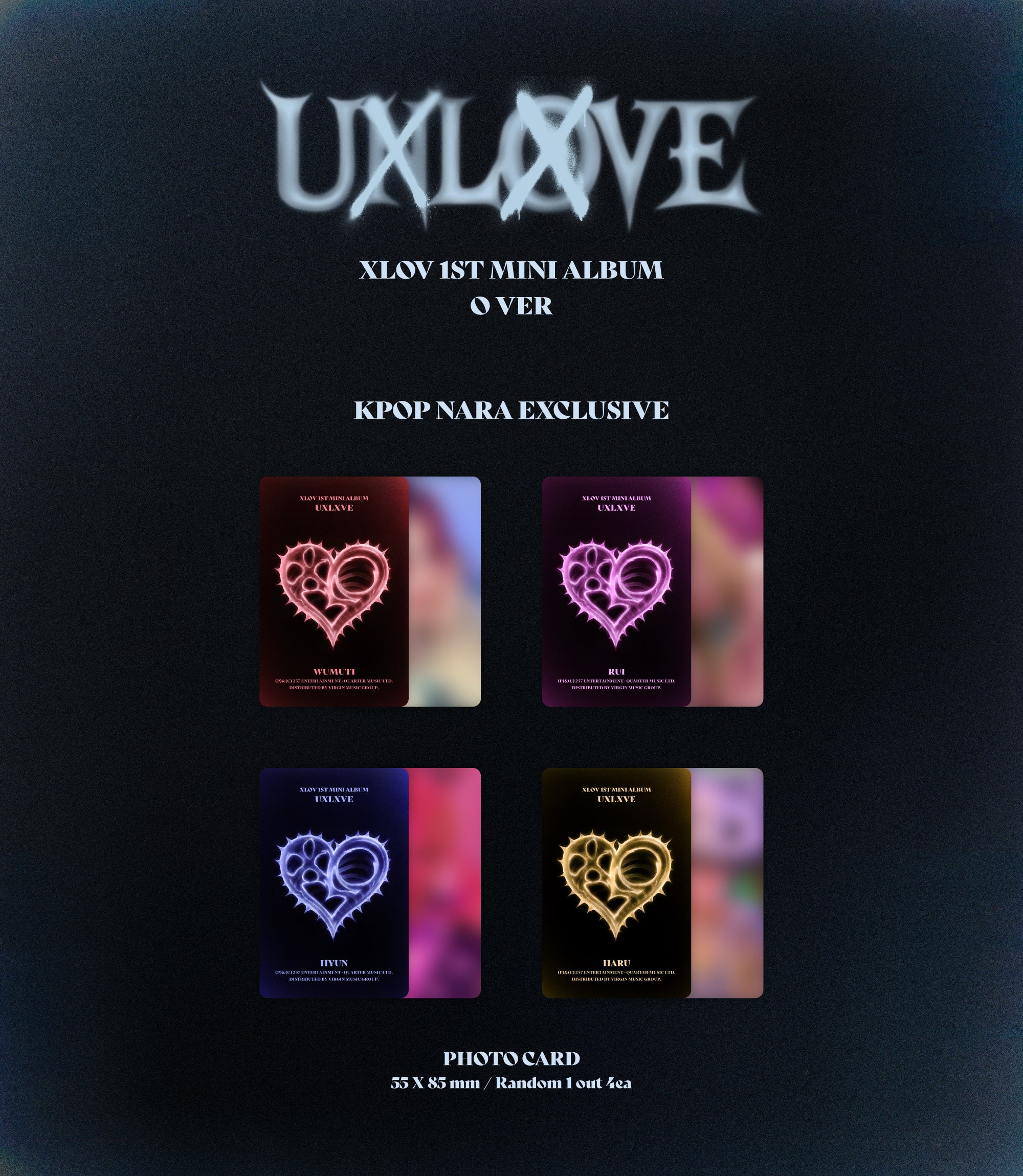XLOV - UXLXVE [KPOP NARA EXCLUSIVE] – Kpop Nara