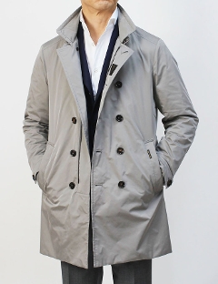 ムーレー / MooRER / ダブルブレスト ショートコート / スタンドカラー