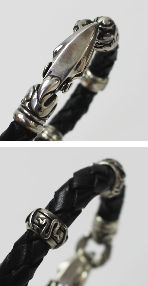 クラウディオ カレスターニ / CLAUDIO CALESTANI / シルバー×レザー