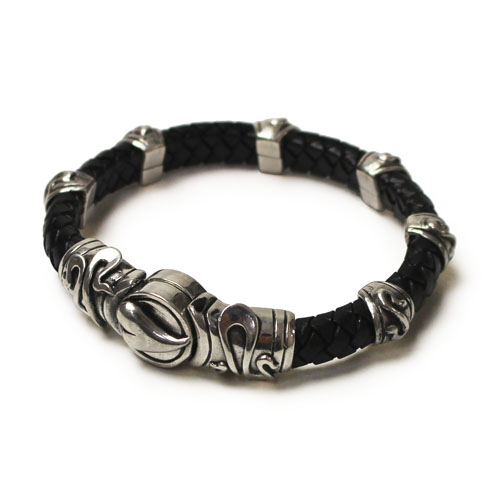 クラウディオ カレスターニ / CLAUDIO CALESTANI / シルバー×レザー