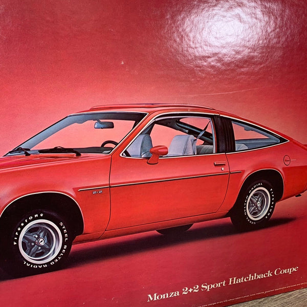 USA製 Chevrolet シボレー・モンザ 厚紙ポスター ヴィンテージポスター