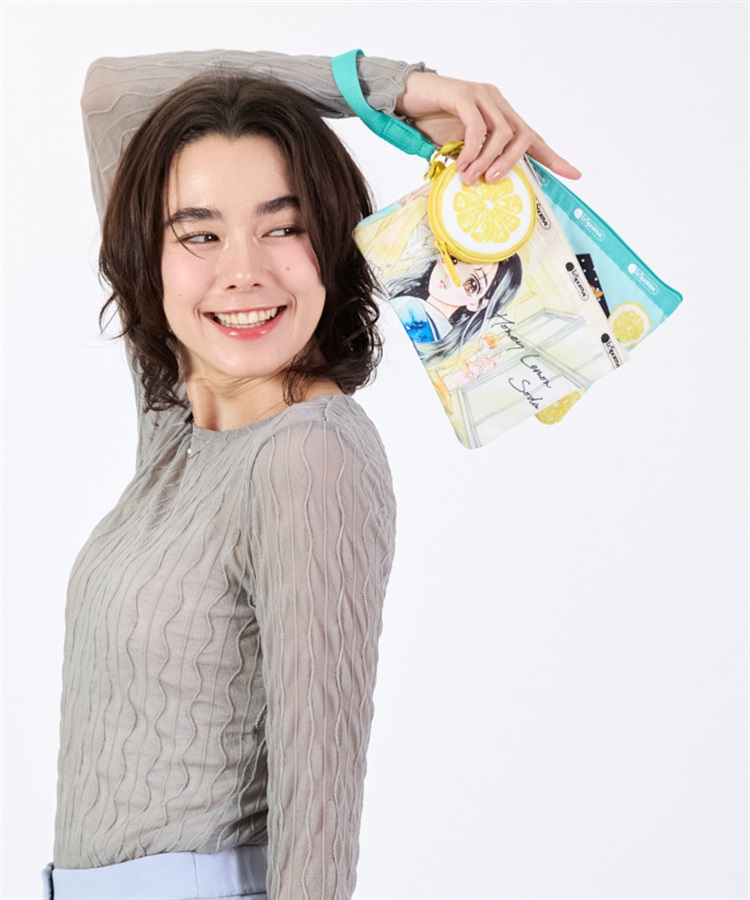 LeSportsac × りぼん70周年 】WRISTLET POUCH W/CHARM｜ポーチ｜ポーチ